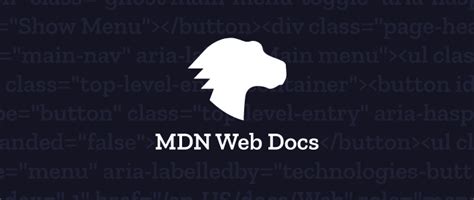 mdn web docs|open web docs mdn.